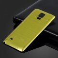Metallic Brushed Back Cover for Note 4 Champagne w/ Black Housing