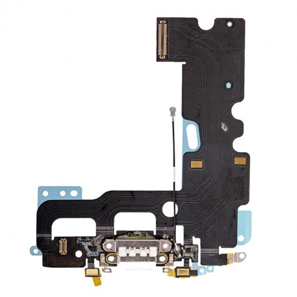 Charging Port Dock Connector with Flex Cable and Mic for iPhone 7 Plus - White