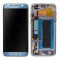 Samsung S7 Edge LCD Assembly Replacement With Frame G935A - Blue