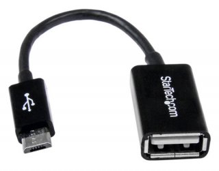 StarTech UUSBOTG 5 Inch Micro USB to USB Female A OTG Cable