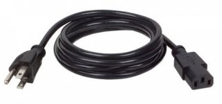 Tripp Lite P006-006 6 Foot 18AWG Power Cable, NEMA 5-15P to IEC-320-C13