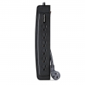 CyberPower CSP604T Professional 6-Outlets Surge Suppressor 4 Foot Cord and TEL