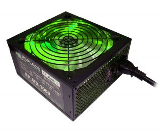 ReplacePower 1000W ATX Power Supply Green LED