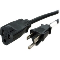 Monoprice 1 Foot Power Extension 16AWG SJT 16/3C NEMA 5-15P to NEMA 5-15R