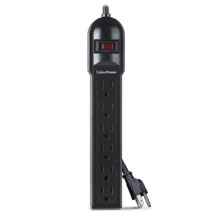 CyberPower CSB606 6-Outlets 900J Surge Suppressor with 6 Foot Cord
