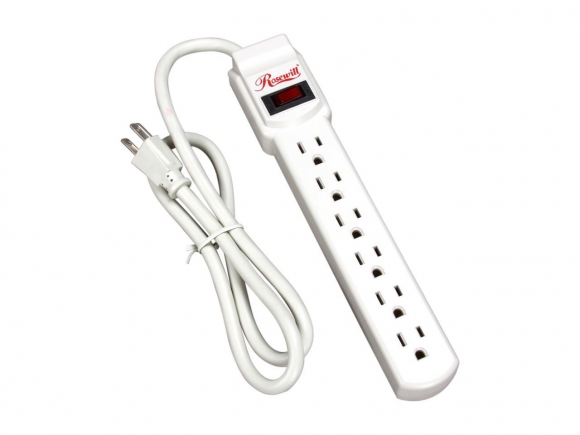 Rosewill RPS-100 6-Outlet Power Strip with 3 foot Cord