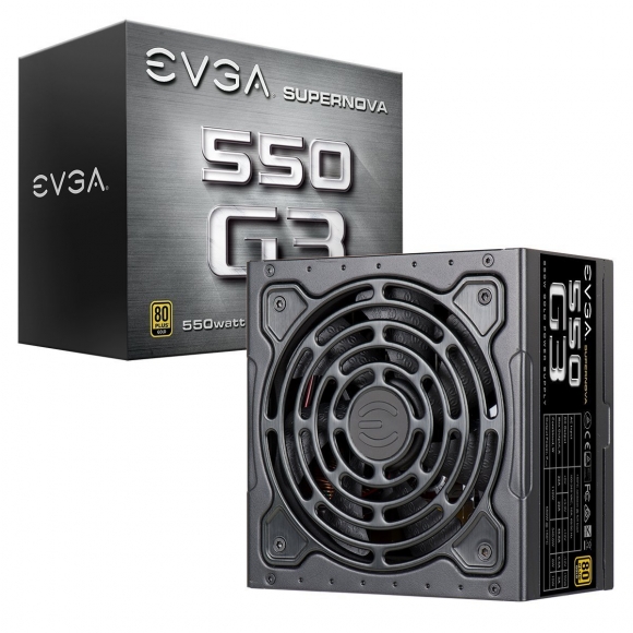 EVGA SuperNOVA 550 G3, 220-G3-0550-Y1, 80+ GOLD, 550W Fully Modular Power Supply