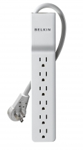 Belkin BE106000-06R 720J 6-outlet 6' cord 360 Plug