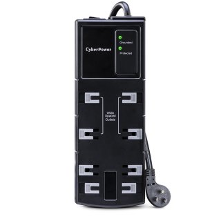 CyberPower CSB806 Essential Surge Protector (Black)