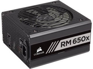 CORSAIR RMX Series (2018) RM650x, 650 Watt, 80+ Gold Certified, Fully Modular Power Supply CP-9020178-NA