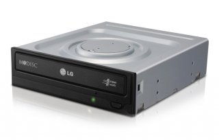 Refurbished LG GH24NSB0 24x DVD±RW DL SATA Drive (Black)