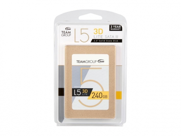 Team Group L5 LITE 3D 2.5" 240GB SATA III 3D NAND Internal Solid State Drive (SSD) T253TD240G3C101