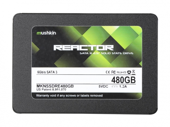 Mushkin Enhanced Reactor 2.5" 480GB SATA III MLC Internal Solid State Drive (SSD) MKNSSDRE480GB