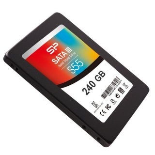 Silicon Power Slim S55 2.5" 240GB TLC SSD SP240GBSS3S55S25 Hard Drive