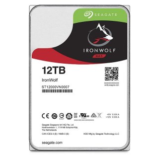 Seagate IronWolf ST12000VN0007 12TB 7200 RPM 256MB Cache SATA 6.0Gb/s 3.5 Internal Hard Drive