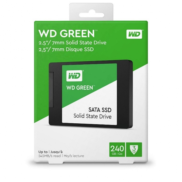 WD WDS240G1G0A Green 2.5" 240GB Solid State Drive SATA III (6Gb/s)