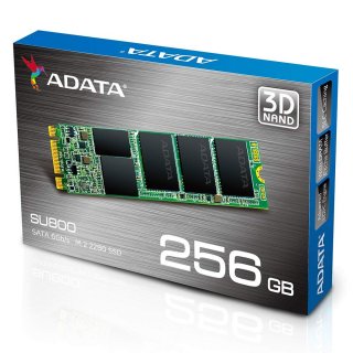 ADATA Ultimate SU800 M.2 2280 256GB SATA III 3D TLC Internal Solid State Drive (SSD) ASU800NS38-256GT-C