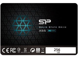 Silicon Power 2.5" 256GB SATA III TLC 3D NAND Internal Solid State Drive (SSD) SU256GBSS3A55S25AE