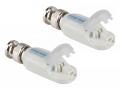 Passive Snap-Cap Surveillance Video Balun - 2 Pack