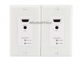 Monoprice 8200 Cat5e/Cat6 HDMI Extender Single Port Wall Plate 2-Pack