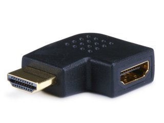 Monoprice HDMI Right Angle Port Saver - 90 Degree - Vertical Flat Left