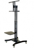 MonMount 8620B Mobile Rolling TV Cart Mount - Holds LED/LCD TVs up to 60-Inches