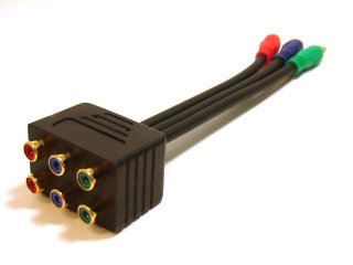 Monoprice RGB Component Male to Dual Female Component Splitter
