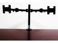 Monmount Dual LCD Monitor Stand desk clamp holds up to 24" lcd monitors - LCD-194