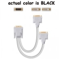 Belkin F2CM036B01 1 Foot DVI-D Male to 2 x DVI-D Female Y Splitter