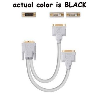 Belkin F2CM036B01 1 Foot DVI-D Male to 2 x DVI-D Female Y Splitter