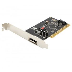 Syba PCI SATA Card SIL3512 Chipset (1x Int./1x eSATA)