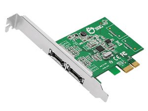 Siig SC-SA0M11-S1 eSATA 6Gb.s 2-Port PCI Express x1 Controller Card