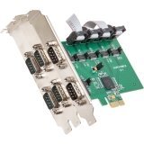 Syba SI-PEX15040 6-Port Serial RS-232 PCI-Express Controller Card