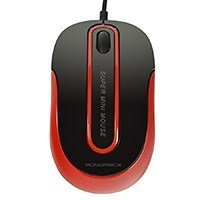MonoPrice 9253 Wired Travel Sized Optical USB Mouse