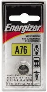 Energizer A76BP Type A76 1.5V LR48 Manganese Watch Battery