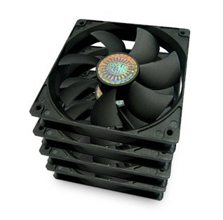 Cooler Master R4-S2S-124K-GP Silent Fan 120 S12 120mm Case Fan 4-Pack