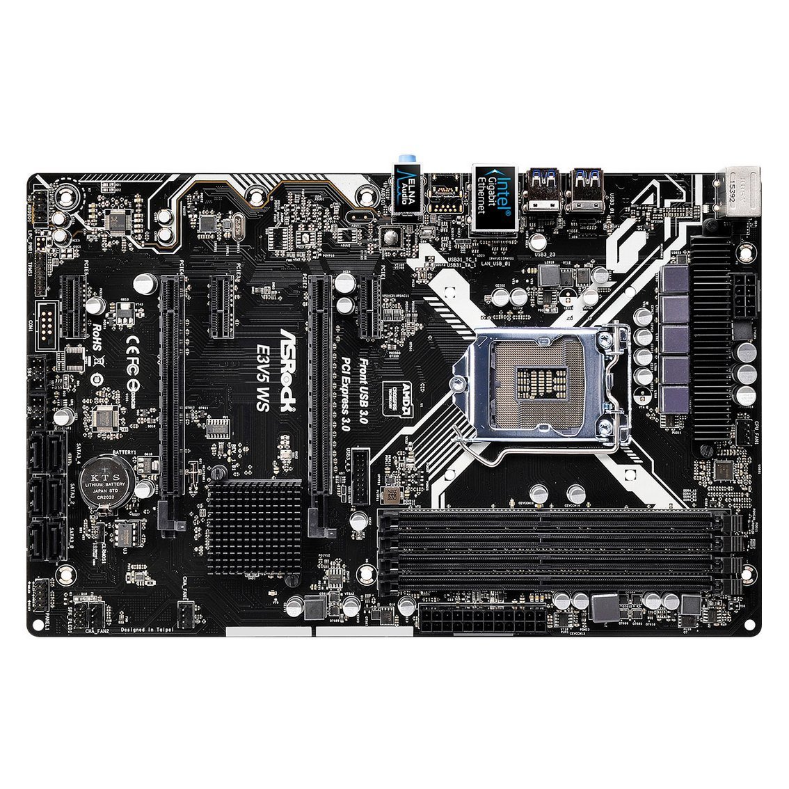 ASRock E3V5 WS LGA 1151 Intel C232 SATA 6Gb/s USB 3.0 ATX Intel Motherboard