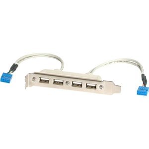 StarTech USBPLATE4 4-Port USB Rear Expansion Slot Adapter