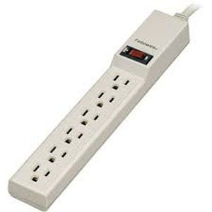 Fellowes 99000 6-Outlet 110V Power Strip