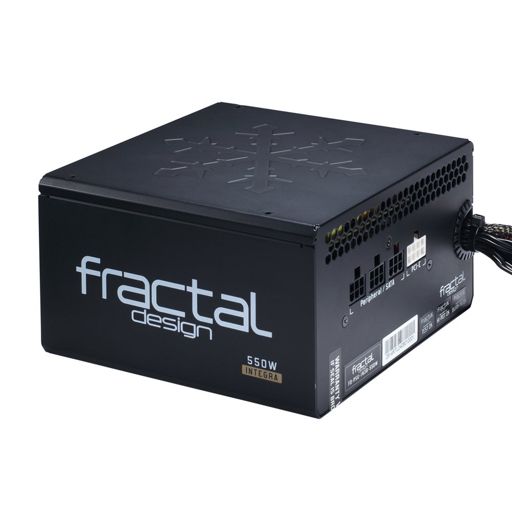 Fractal Design Integra M 550W Modular 80 PLUS BRONZE Certified ATX Compact Power Supply
