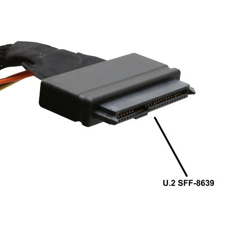 Syba SI-CAB40120 U.2 (SFF-8639) NVMe PCIe to MiniSAS (SFF-8643) SSD Cable