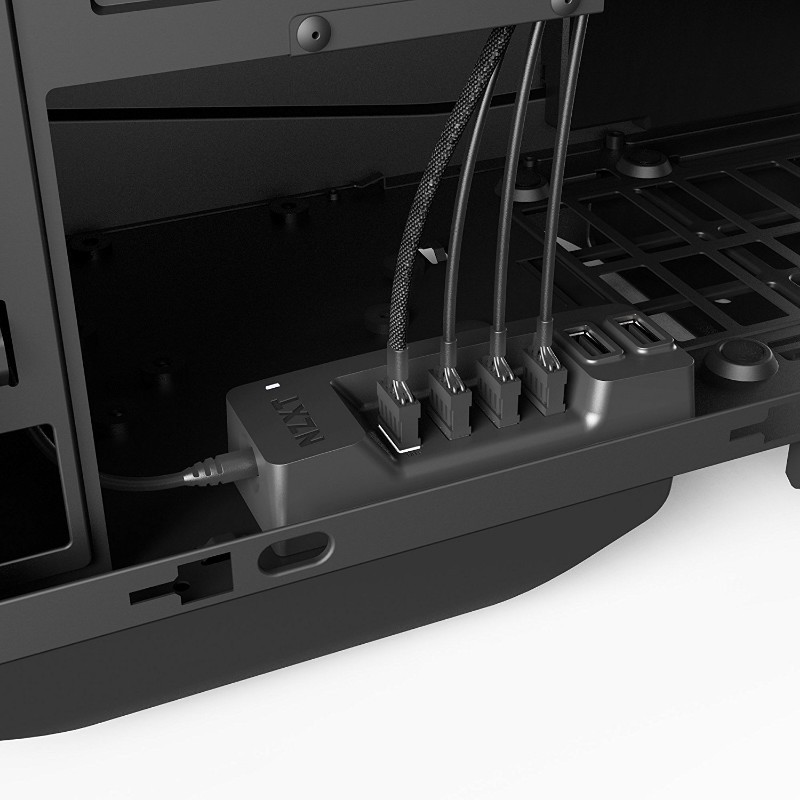 NZXT AC-IUSBH-M1 Internal USB Hub - 3x USB 2.0 Internal Ports & 2x USB ...