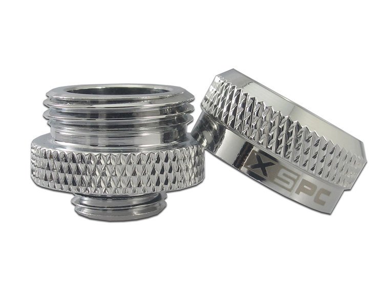 XSPC G1/4 F-F Rotary Fitting (Black Chrome